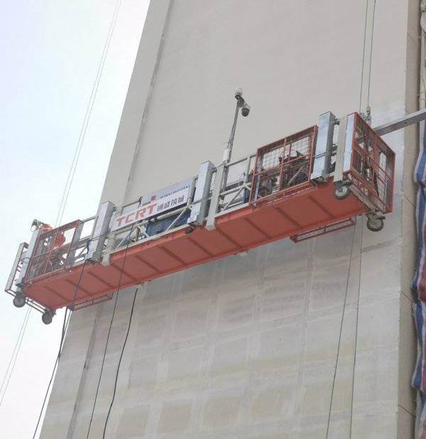 通盛筑城外墙喷涂机器人上海区域首个示范性工程完美收官